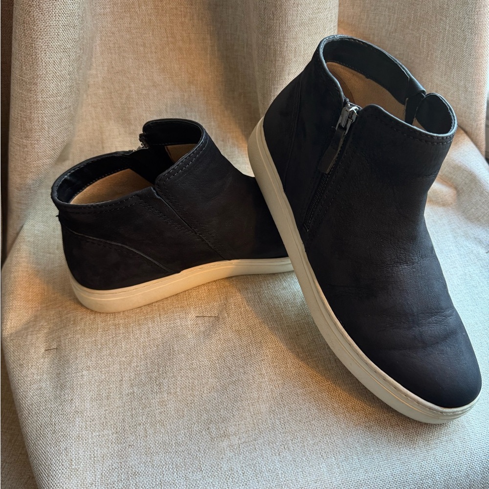 NATURALIZER Celeste Sneaker Booties Size 10 Black Nubuck - Picture 5 of 8